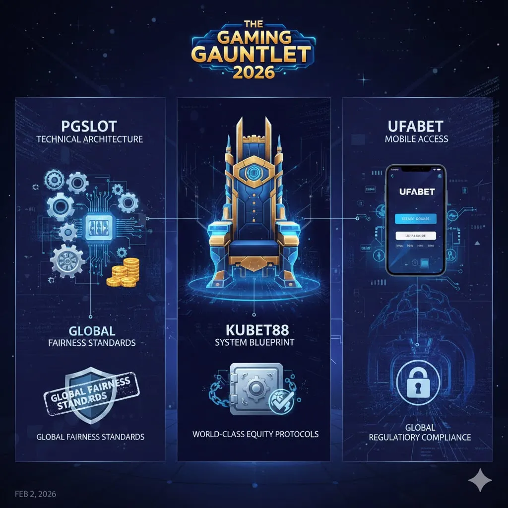 ศึกชิงบัลลังก์ 2026: เจาะลึกโครงสร้างเทคนิค PGSlot, KUBET88 และทางเข้า UFABET มือถือ กับมาตรฐานความยุติธรรมระดับโลก