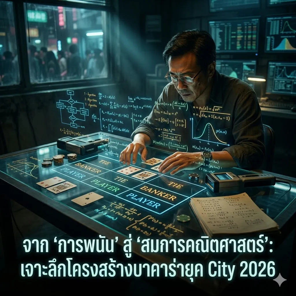 จาก “การพนัน” สู่ “สมการคณิตศาสตร์”: เจาะลึกโครงสร้างบาคาร่ายุค City 2026